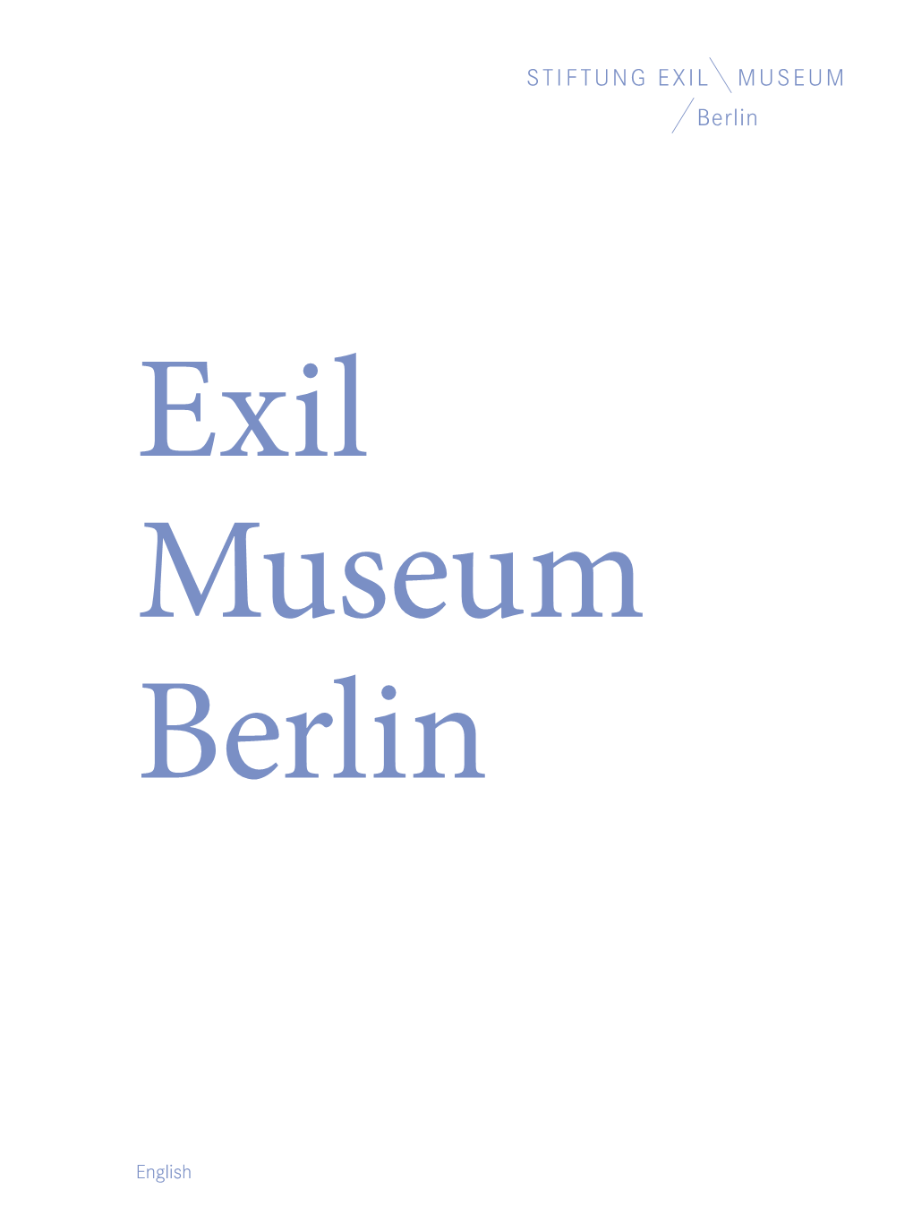 English Contents Exilmuseum Berlin