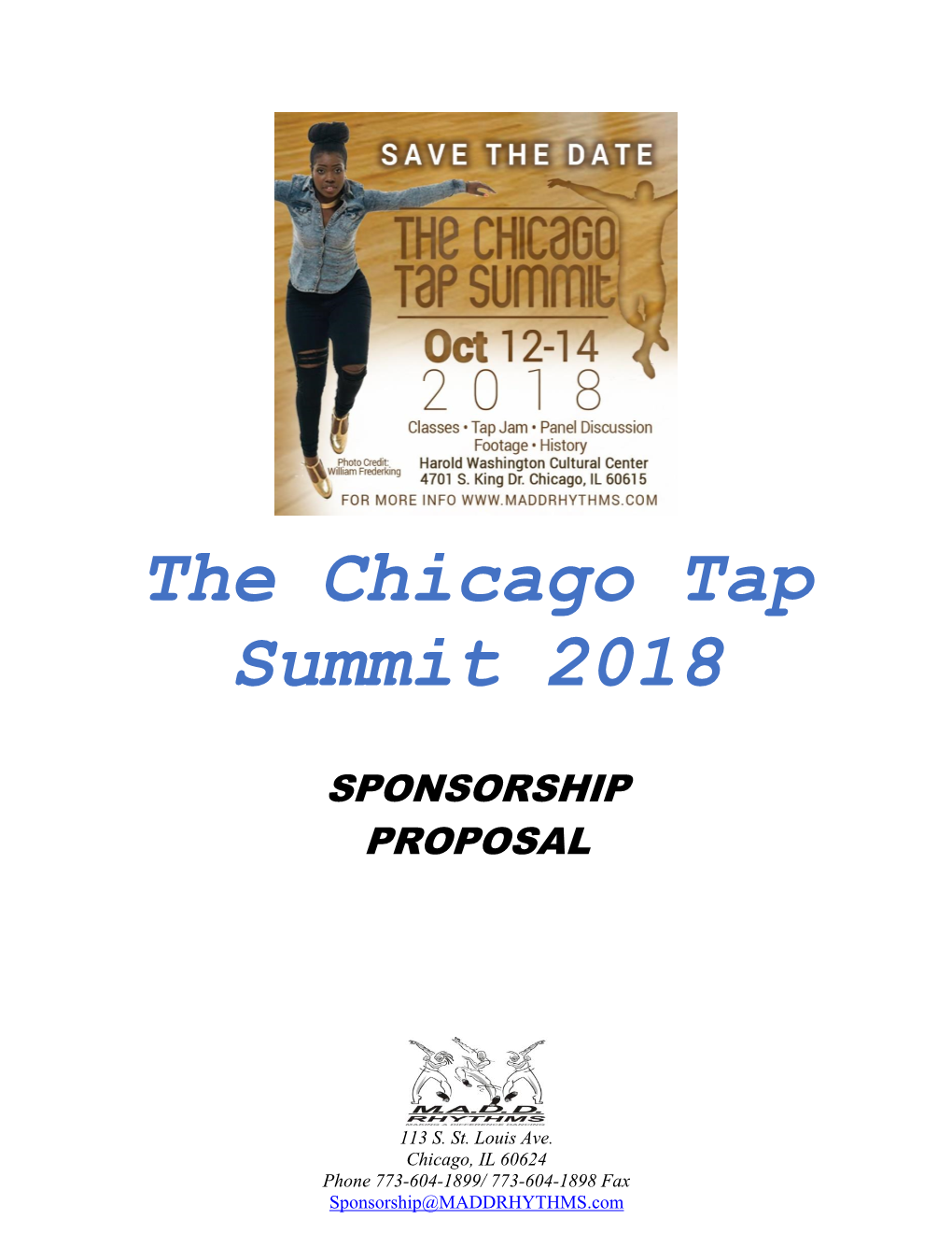 The Chicago Tap Summit 2018