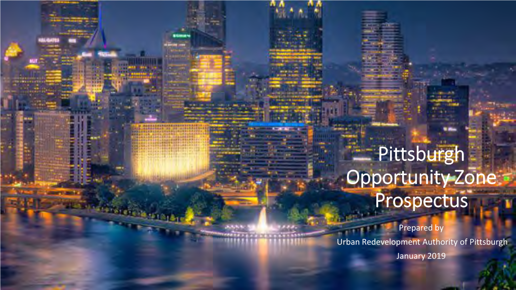 Pittsburgh's Opportunity Zones