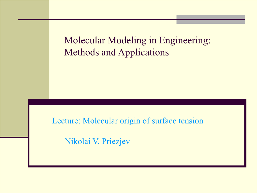 Molecular Origin of Surface Tension at Liquid-Vapor Interfaces