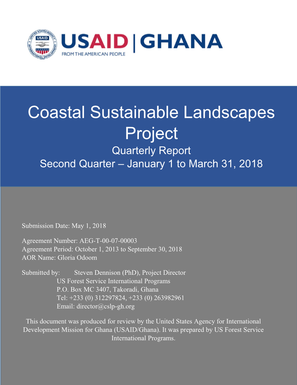 Coastal Sustainable Landscapes Project