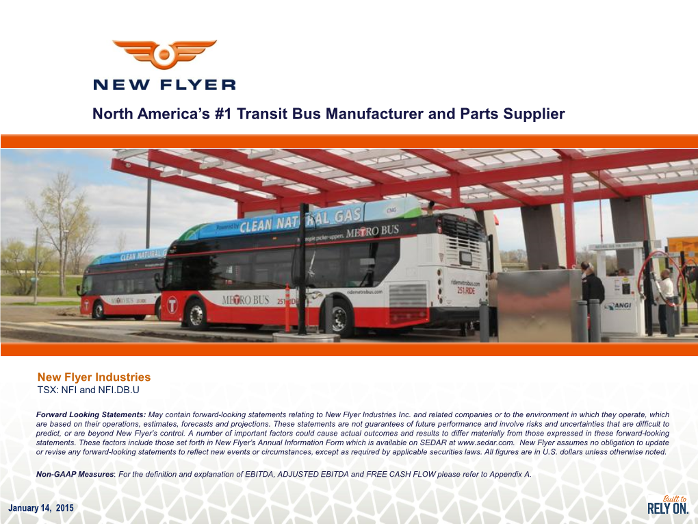 New Flyer Industries TSX: NFI and NFI.DB.U