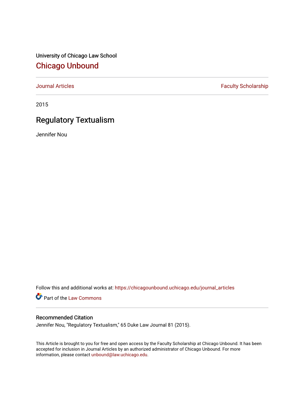 Regulatory Textualism