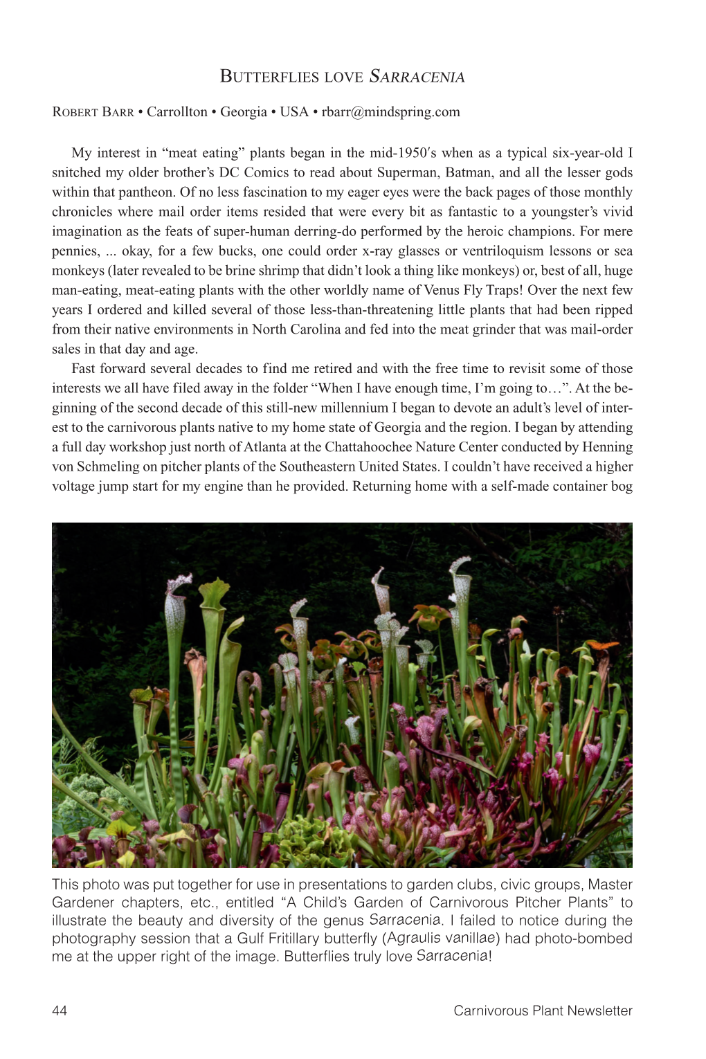Carnivorous Plant Newsletter Vol 49 No 1 March 2020