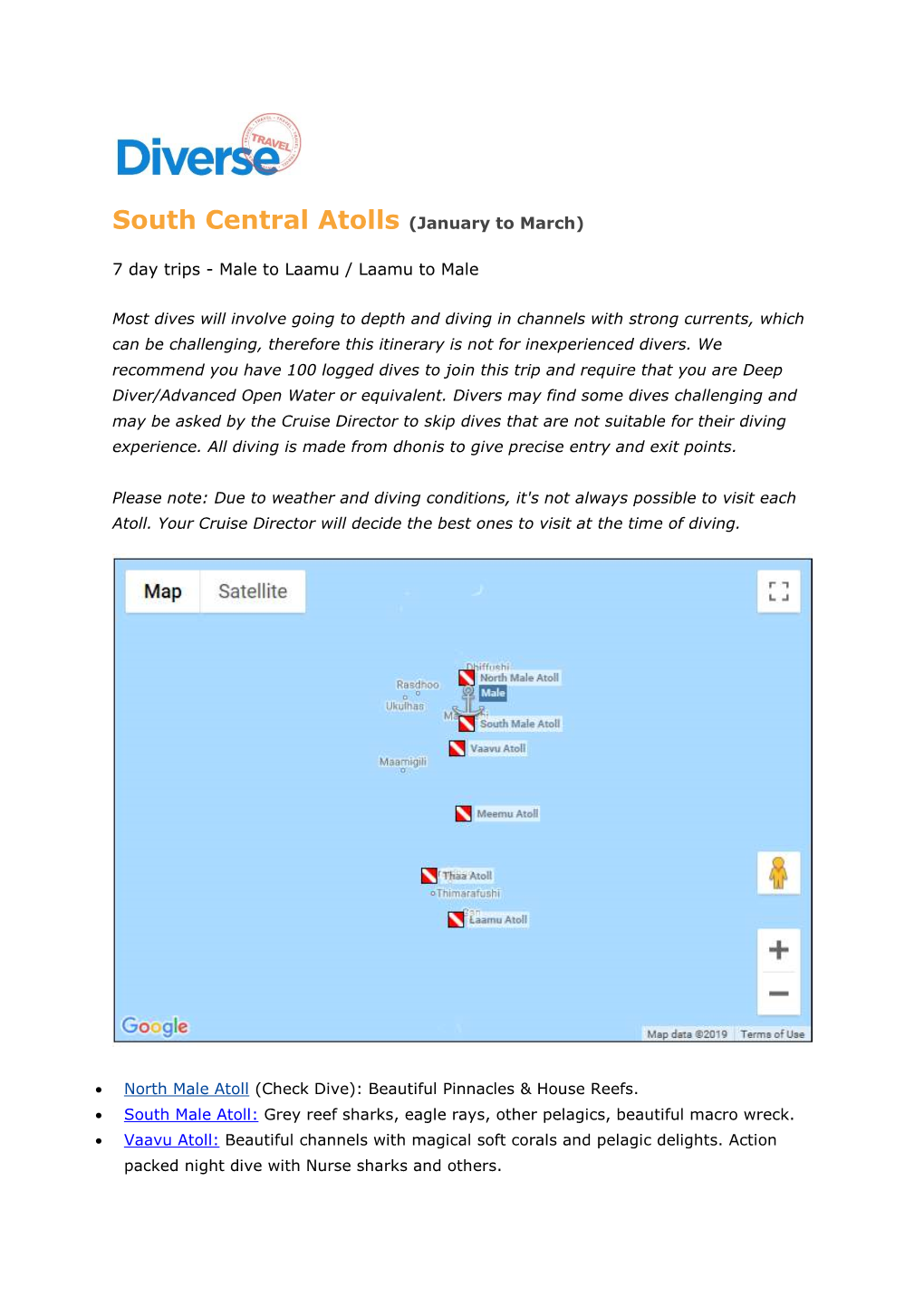 South Central Atolls (January to March)