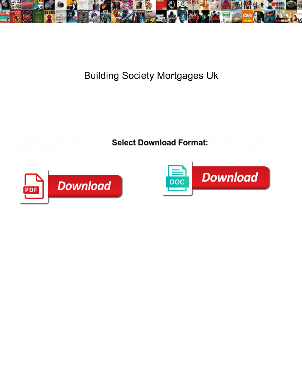 Building Society Mortgages Uk