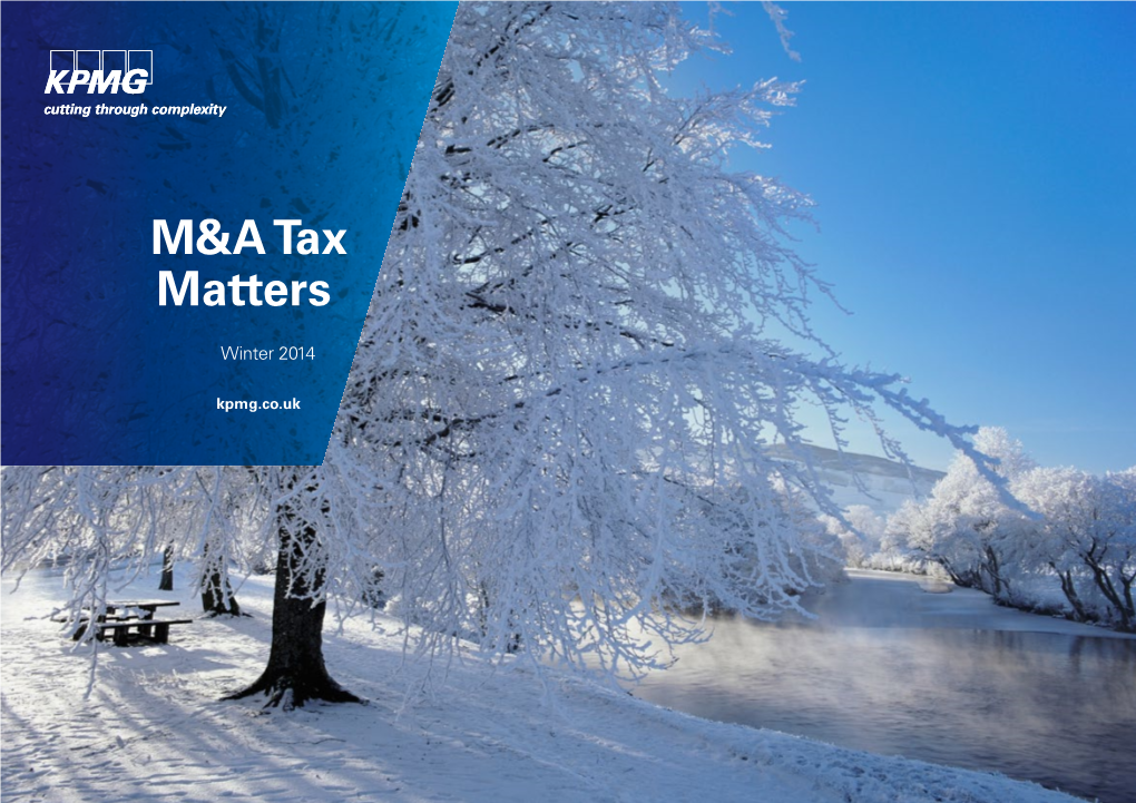 M&A Tax Matters