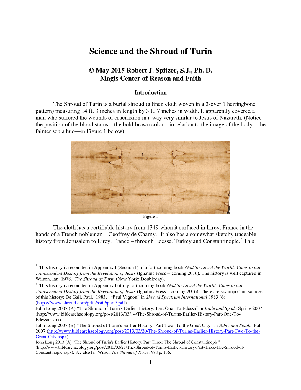 Science and the Shroud of Turin