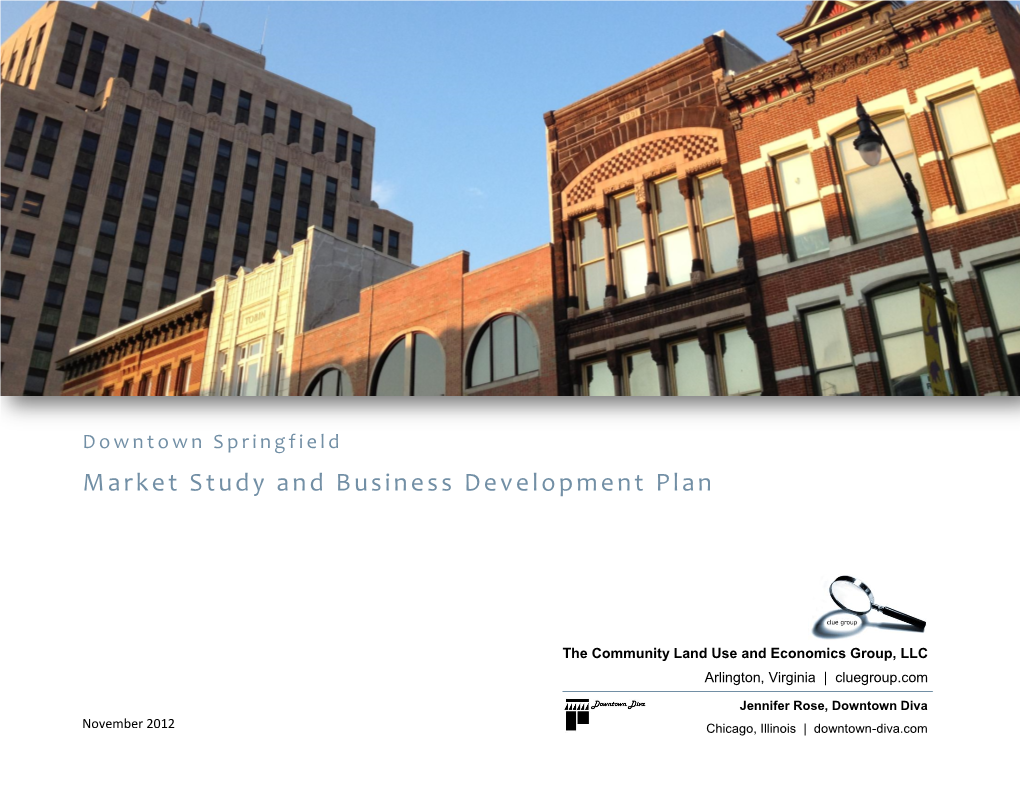 Market Study and Business Development Plan