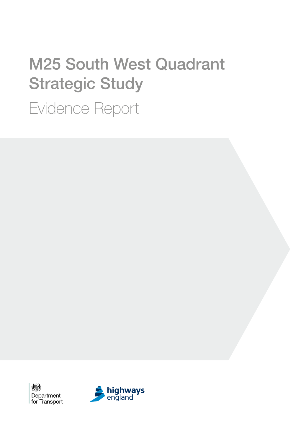 M25 South West Quadrant Strategic Study: Evidence Report