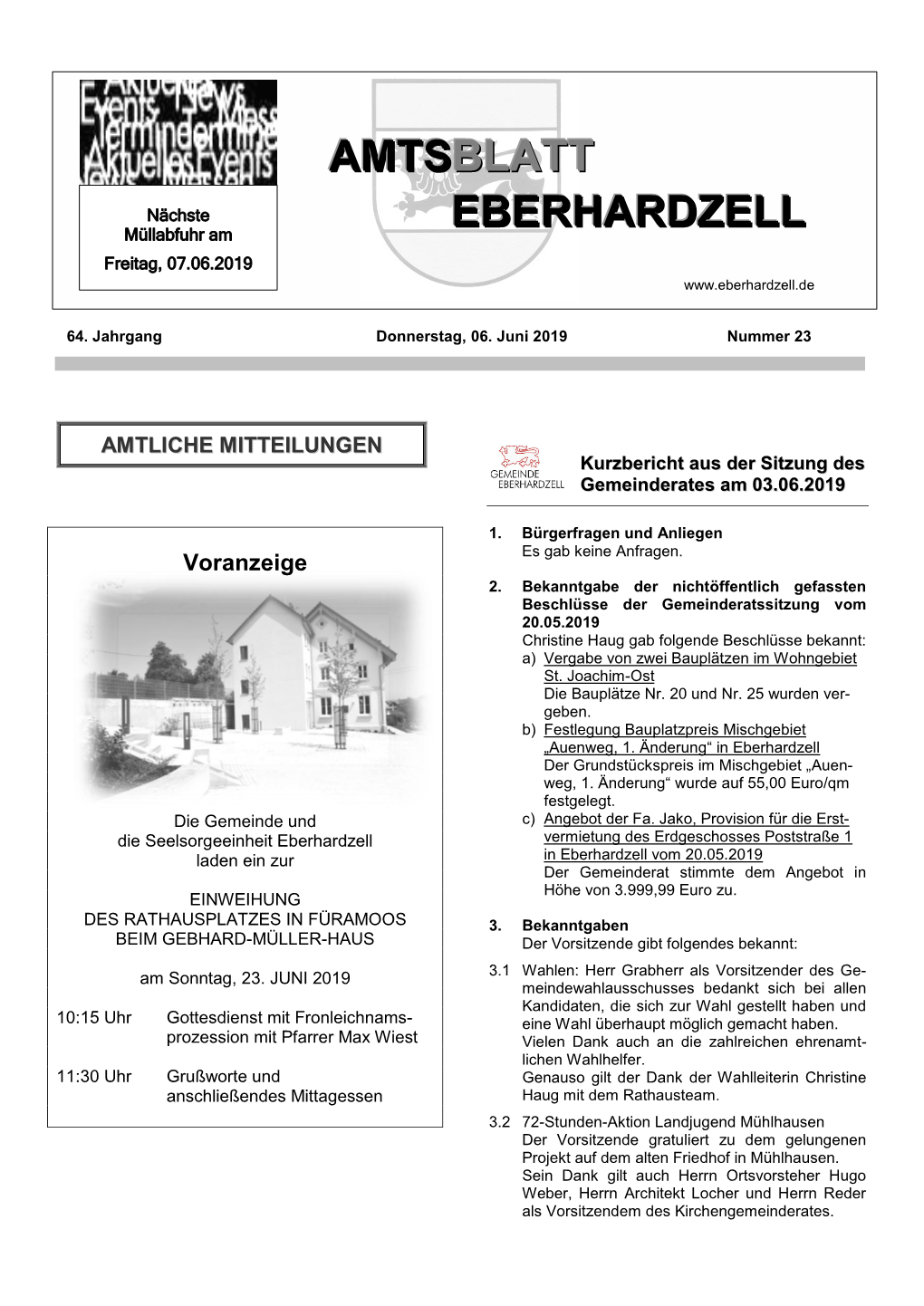 Amtsblatt Nr 23-2019.Pdf