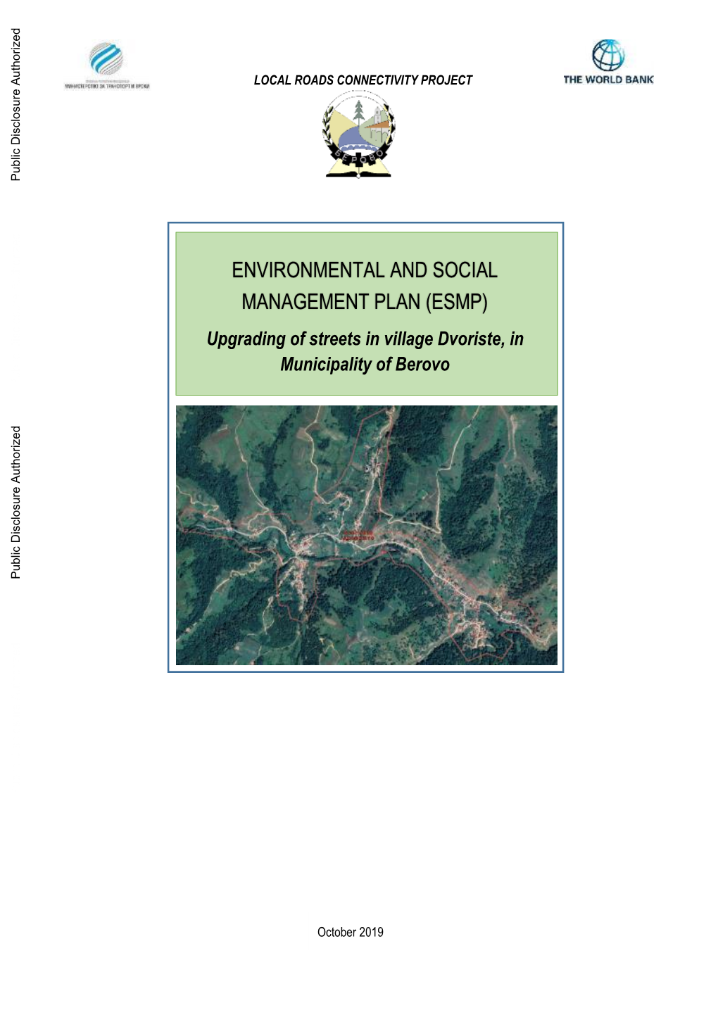 Environmental and Social Management Plan (Esmp)