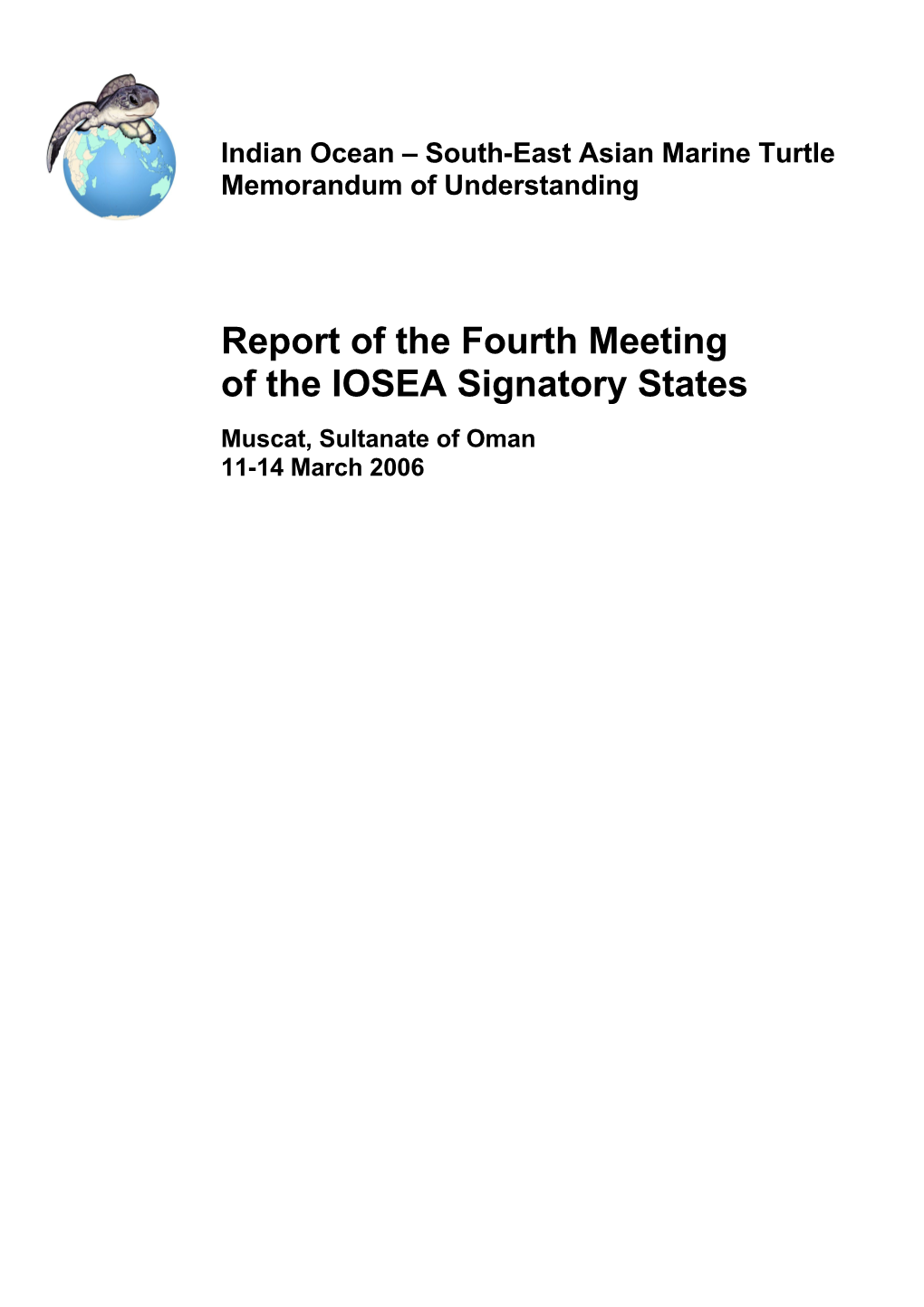 Indian Ocean South-East Asian Marine Turtle Memorandum of Understanding