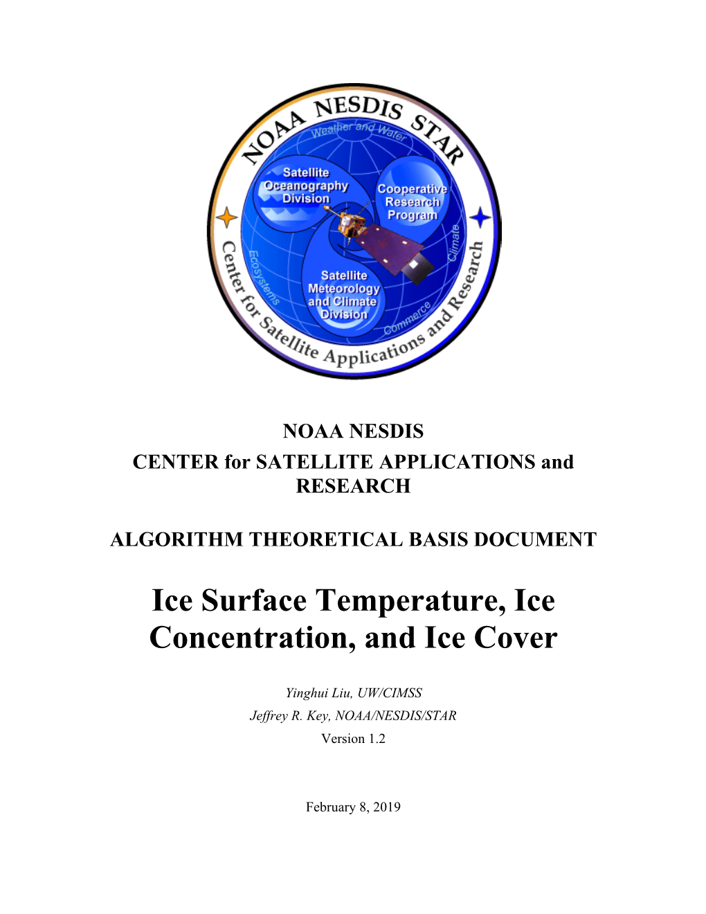 Ice Surface Temperature, Ice Concentration, and Ice Cover