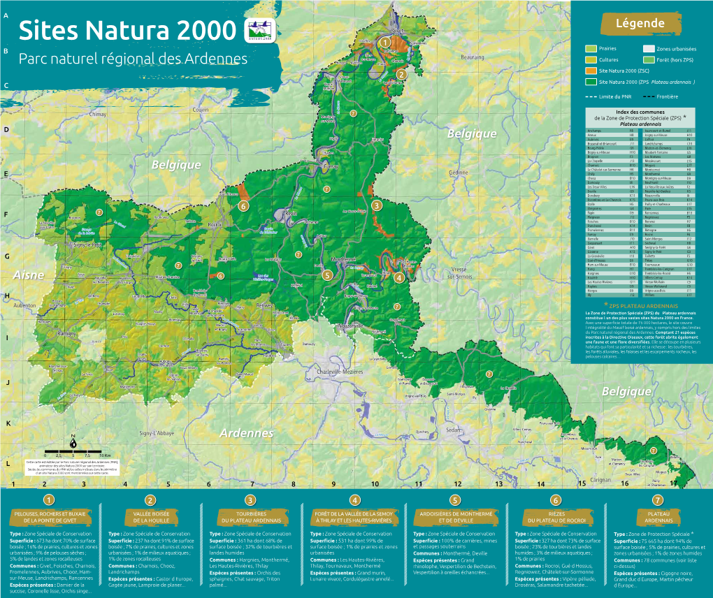 Carte Des Sites Natura 2000