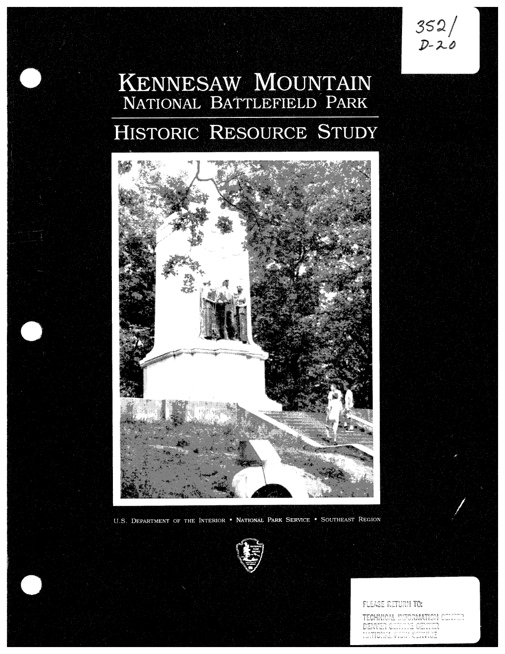 Historic Resource Study: Kennesaw Mountain National Battlefield