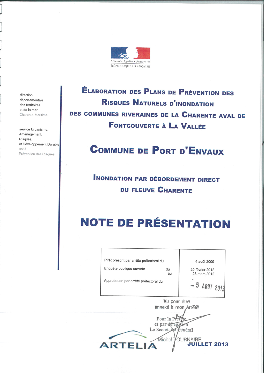 3.0 Note Présentation Port D'envaux.Pdf