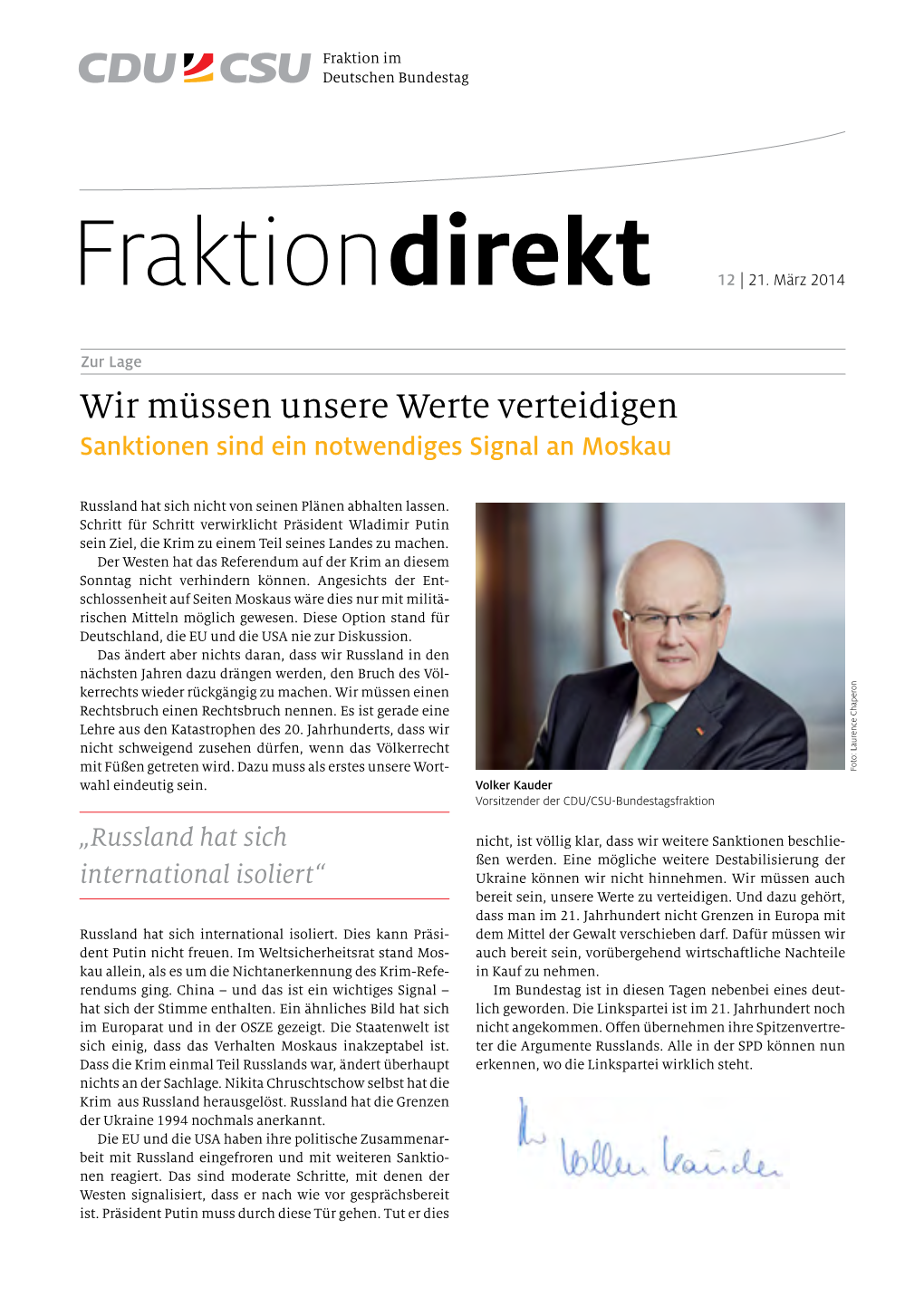 Fraktion Direkt 12 | 21