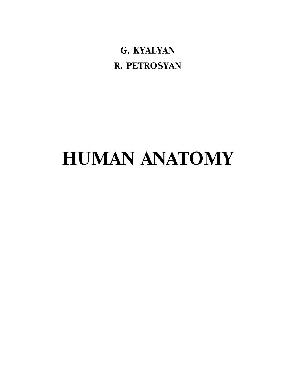 Human Anatomy