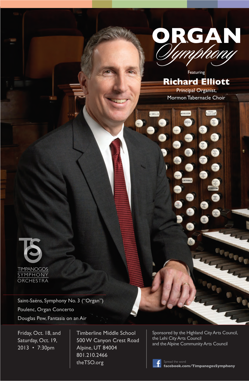 Organsymphony Featuring Richard Elliott Principal Organist, Mormon Tabernacle Choir