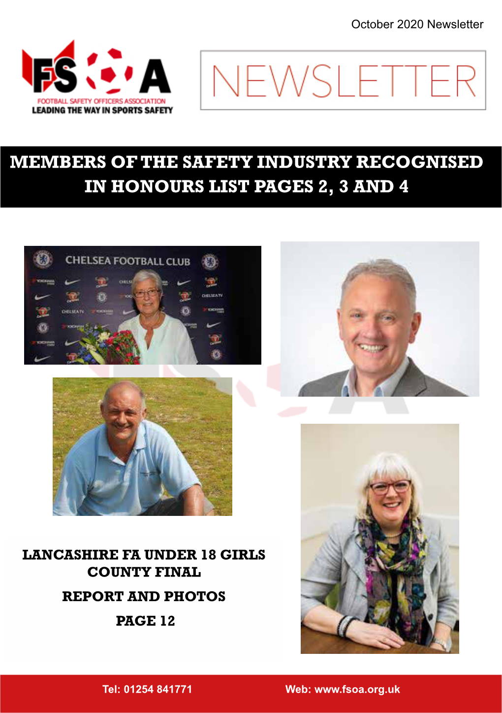 Members of the Safety Industry Recognised in Honours List Pages 2, 3 and 4