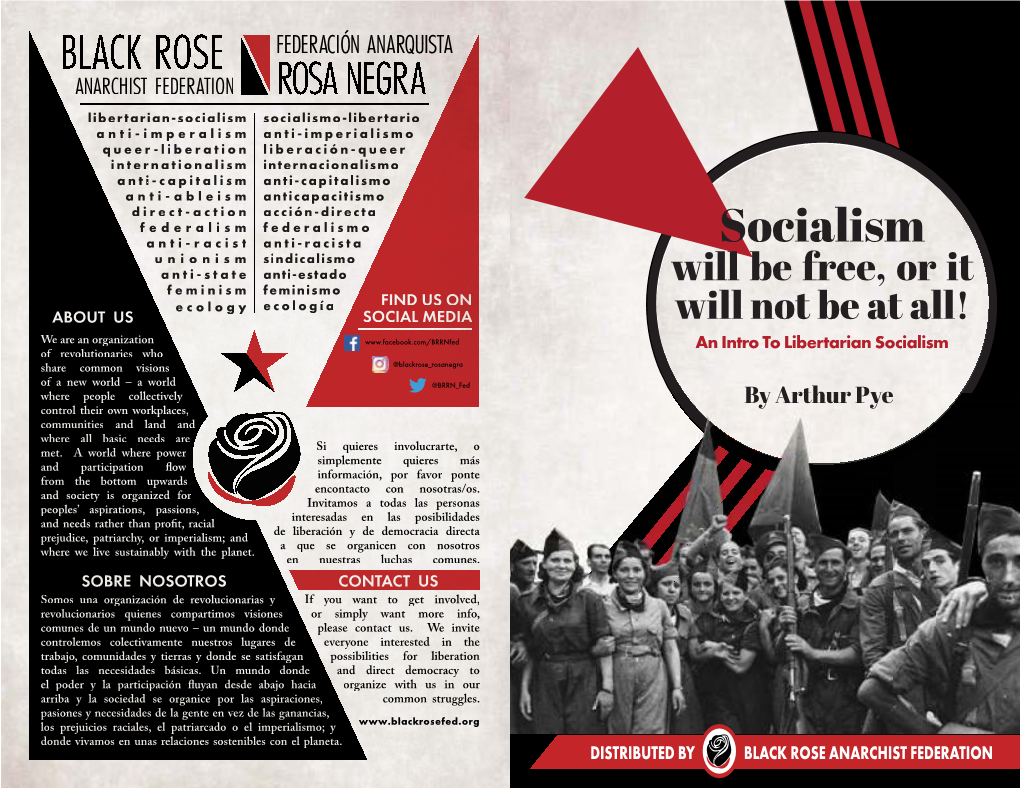 Black Rose/Rosa Negra Anarchist Federation in Seattle