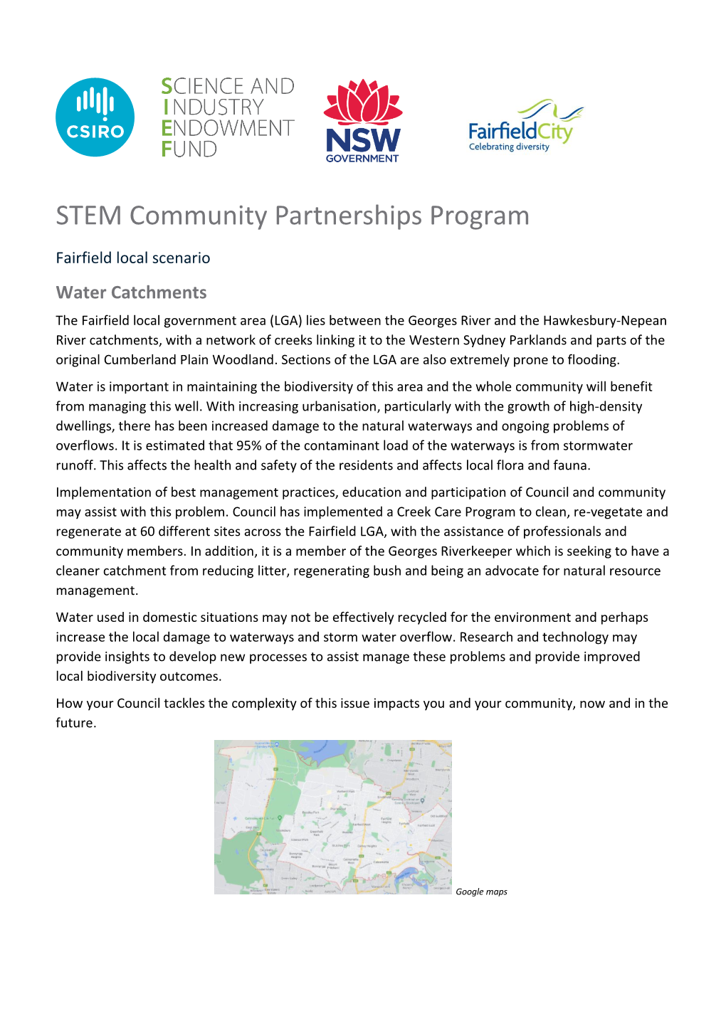 STEM Community Partnerships Program