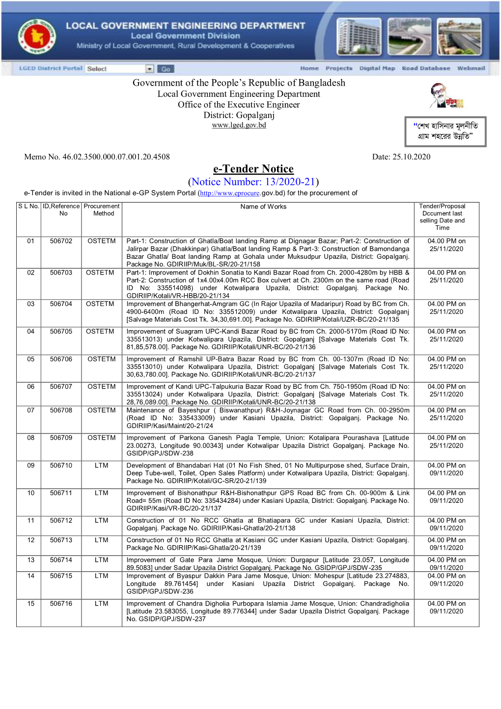 Government of the People's Republic of Bangladesh