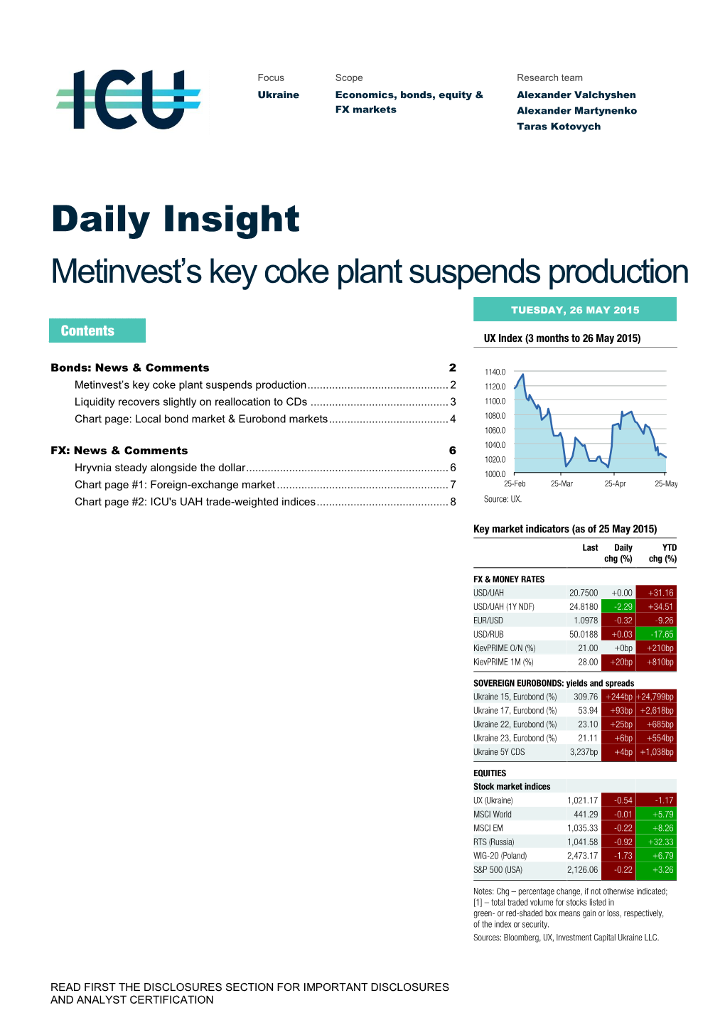 Daily Insight Metinvest’S Key Coke Plant Suspends Production
