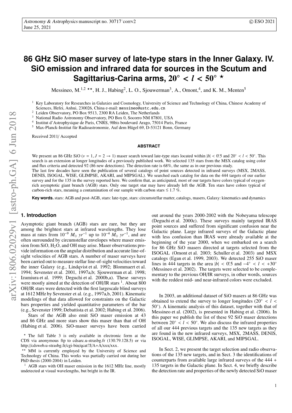 86 Ghz Sio Maser Survey of Late-Type Stars in the Inner Galaxy. IV. Sio