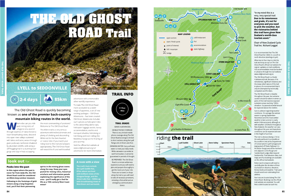 THE OLD GHOST ROAD Trail