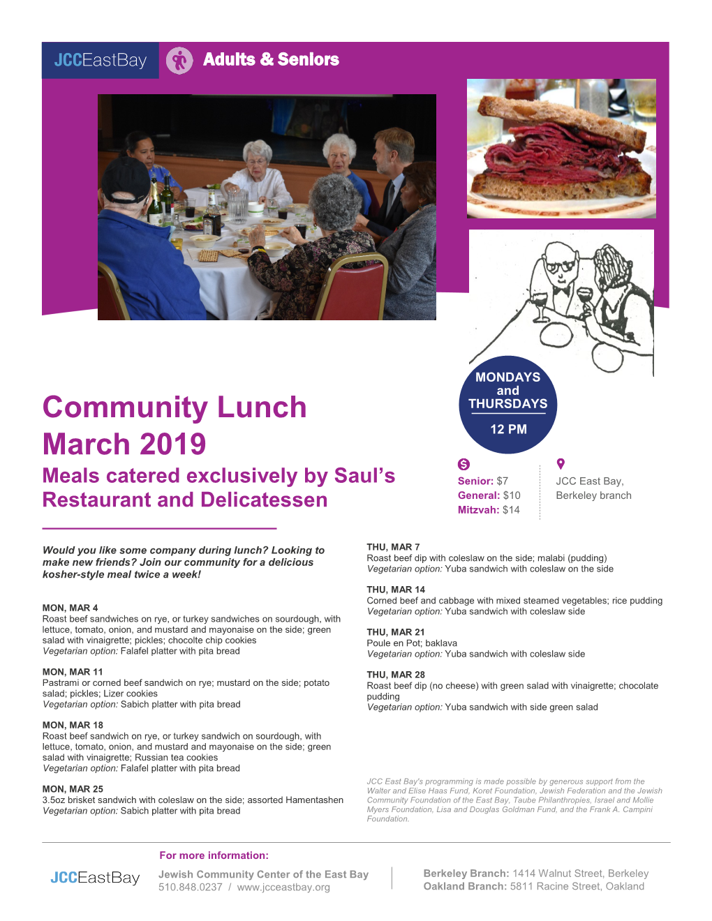 Community Lunch March 2019