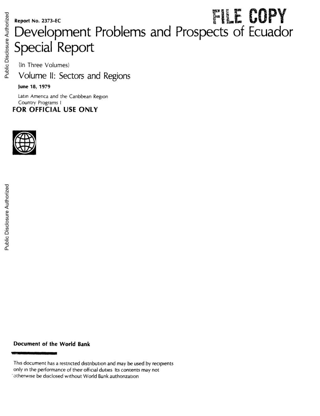 World Bank Document