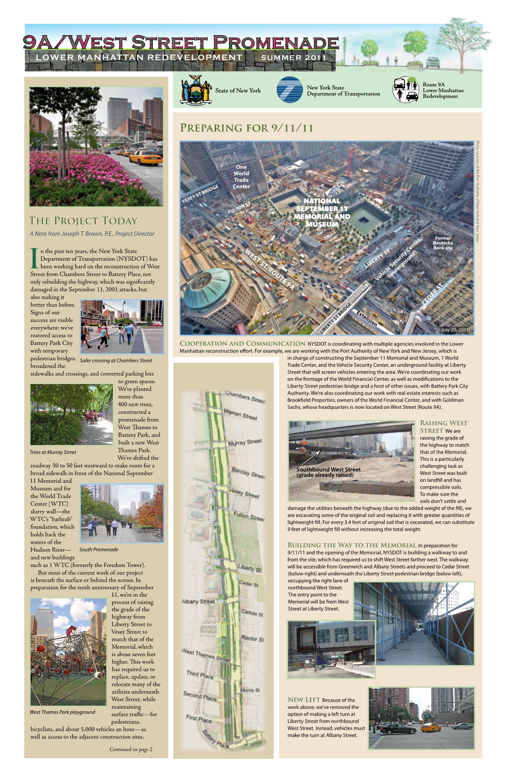 9A West Street Promenade Summer 2011 Newsletter