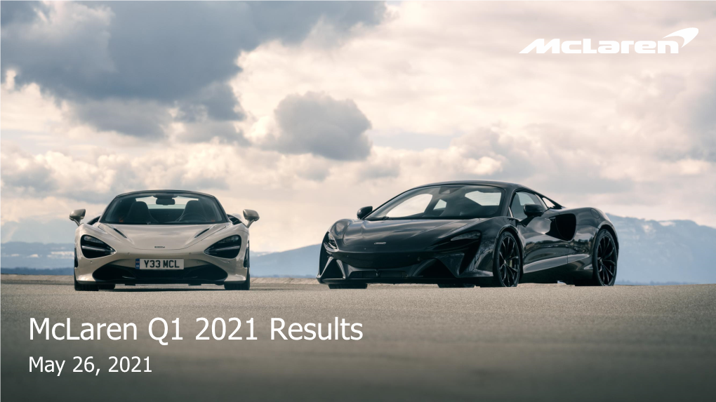 Mclaren Q1 2021 Results