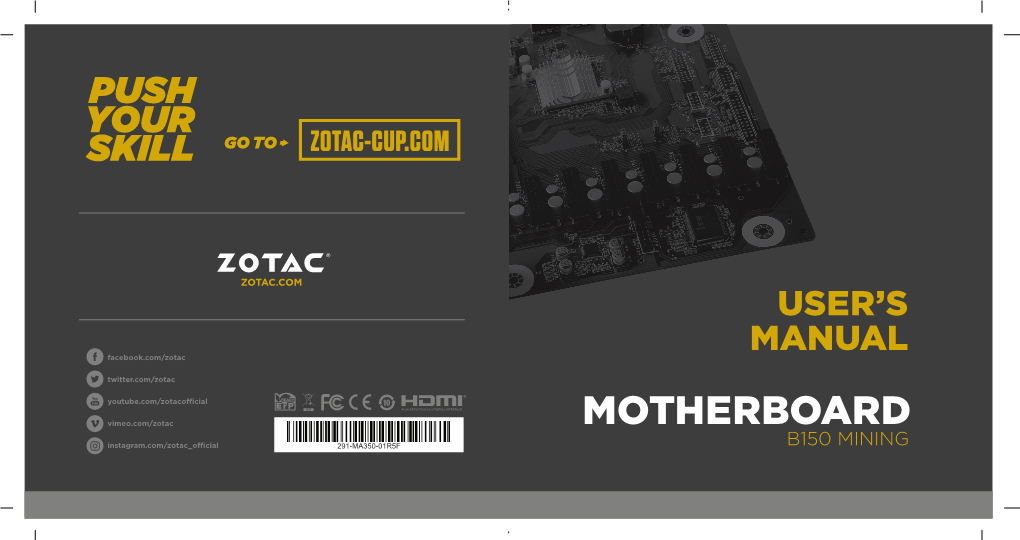 291-MA350-01R5F B150ATX Series Motherboard