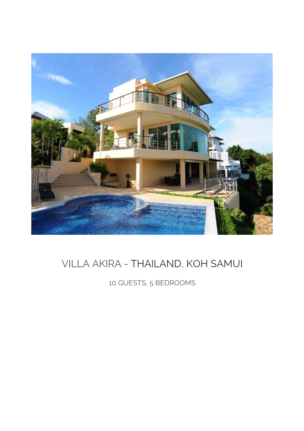 Villa Akira - Thailand, Koh Samui