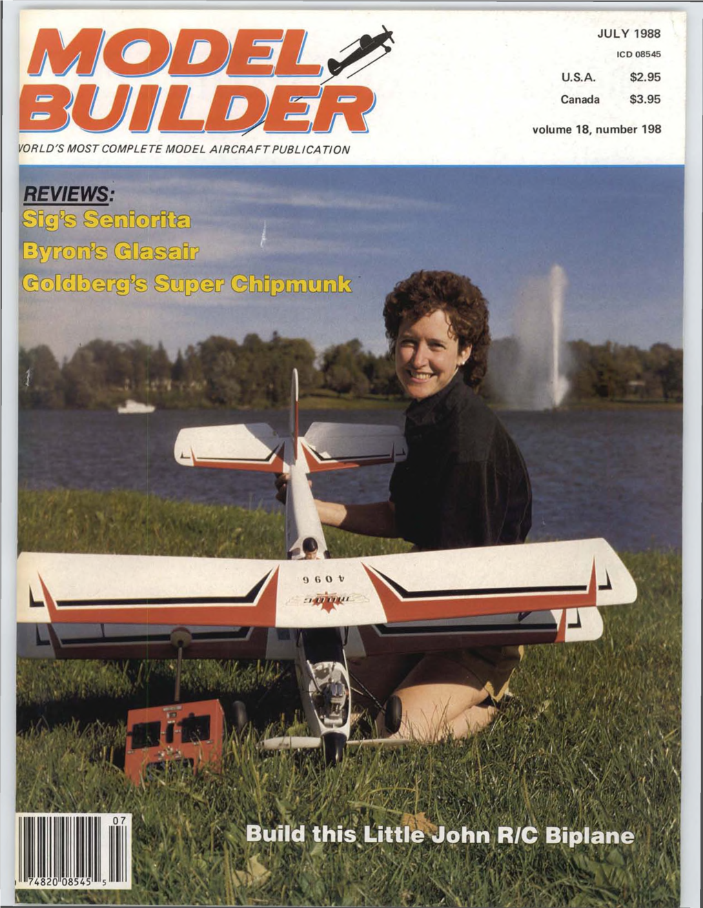 MODEL BUILDER JULY 1988 13 Fuselage Ready for Shaping and Sanding