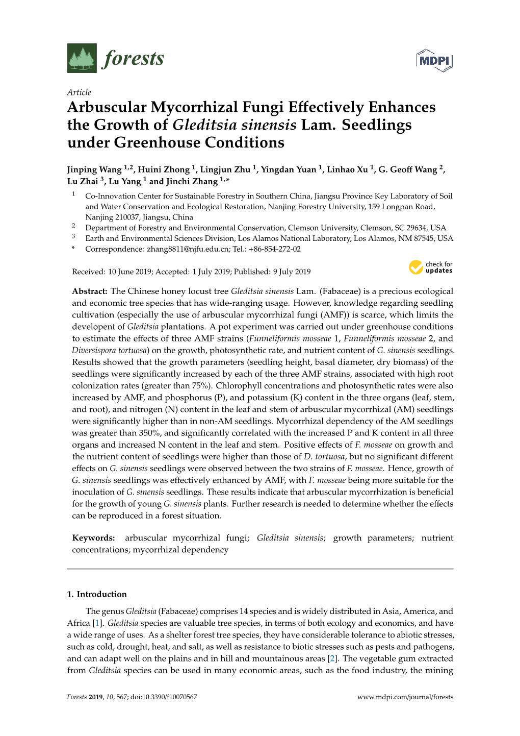 Arbuscular Mycorrhizal Fungi Effectively