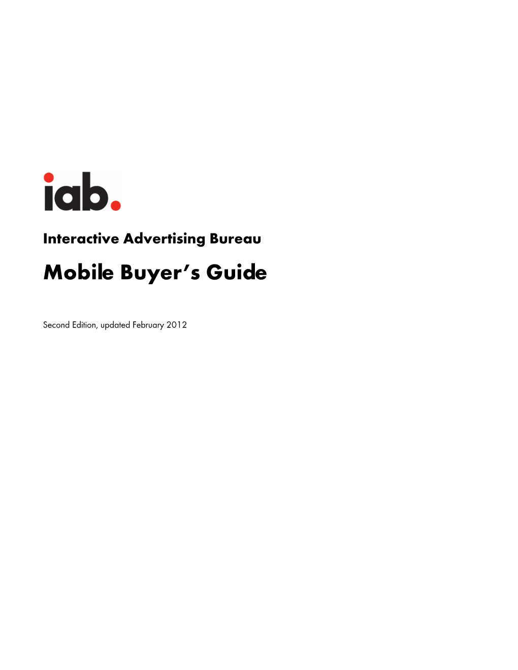 Mobile Buyer's Guide