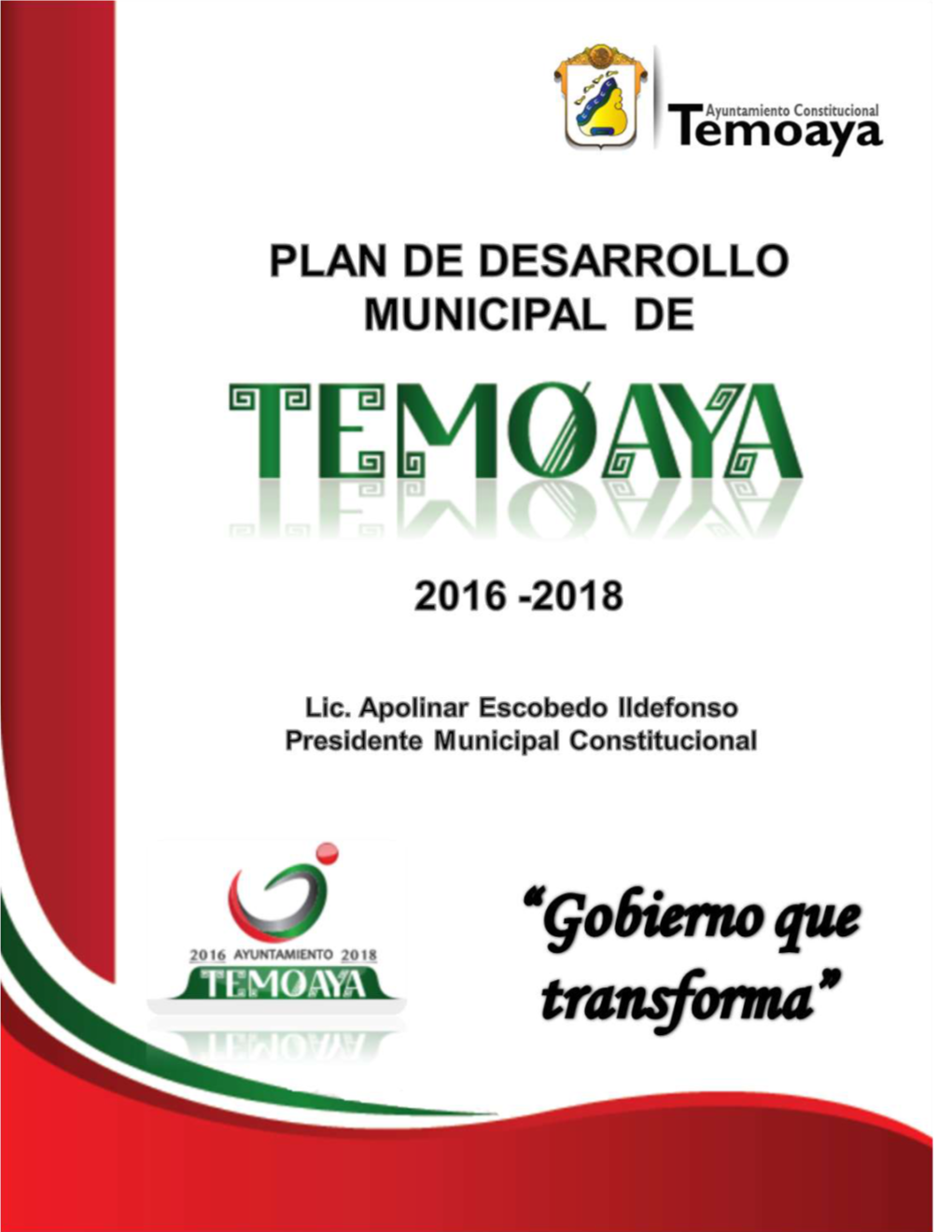 1 Plan De Desarrollo Municipal De Temoaya 2016