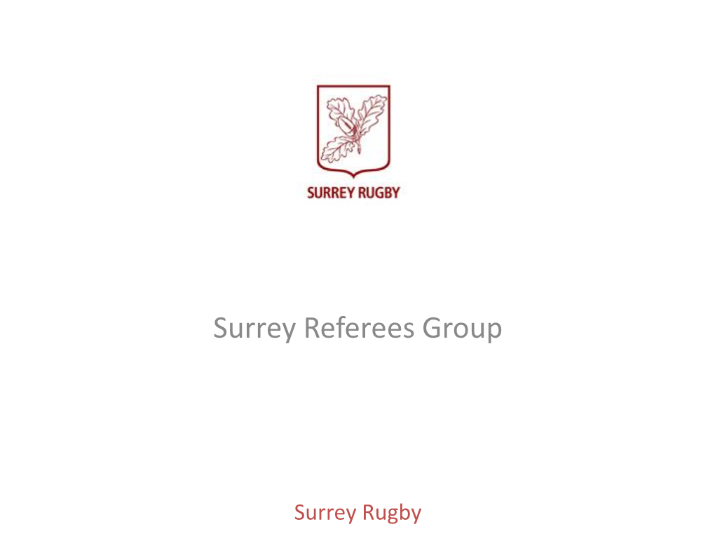 Surrey Referees Group