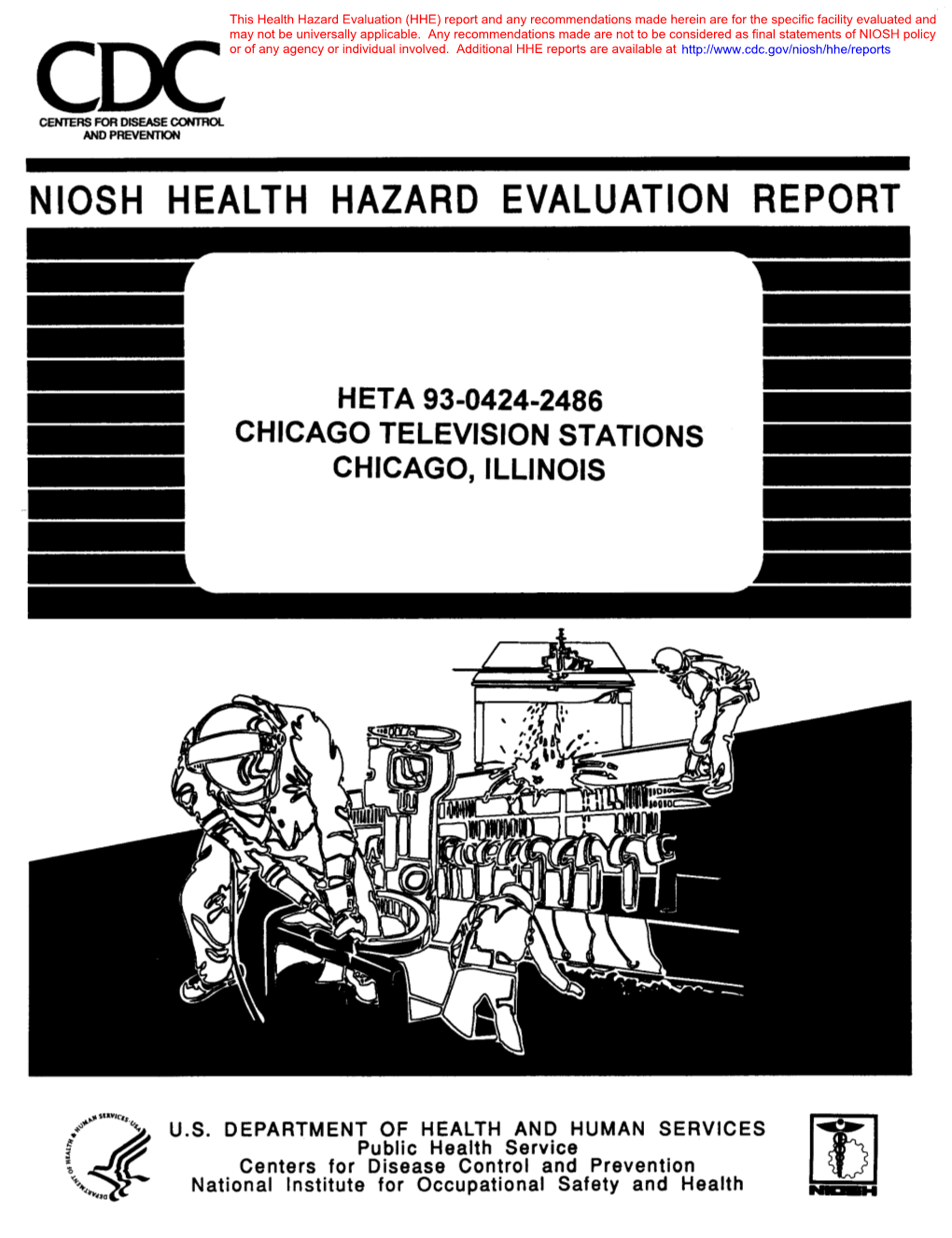 HHE Report No. HETA-1993-0424-2486, Chicago
