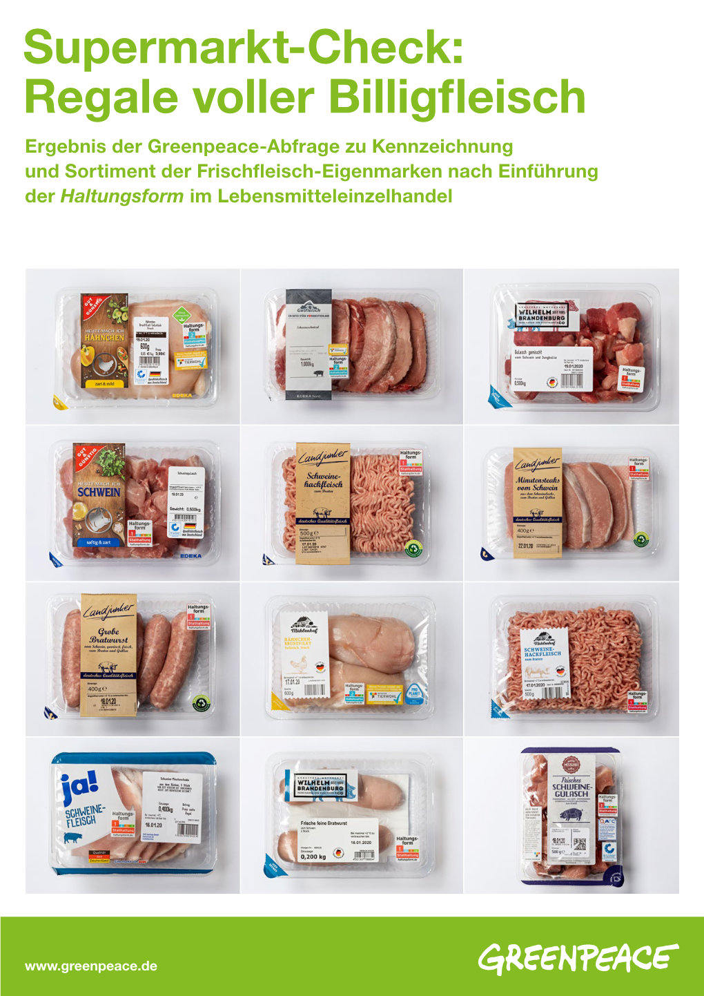 Supermarkt-Check: Regale Voller Billigfleisch