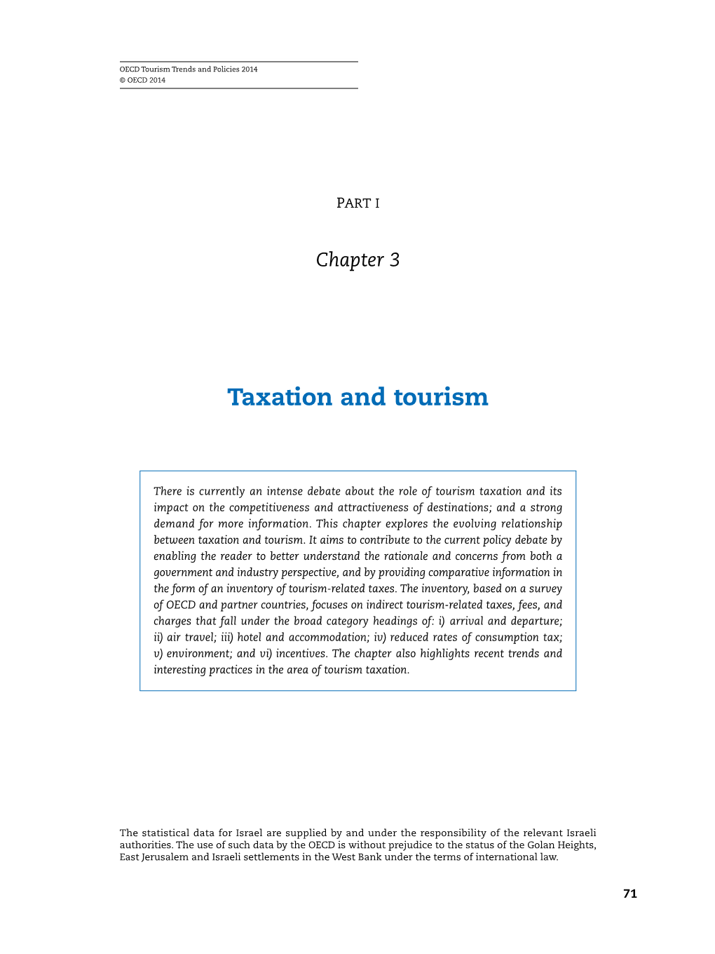 Taxation and Tourism