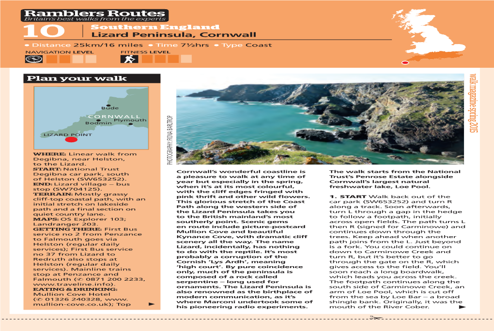 Ramblers Routes Ramblers Routes Britain’S Best Walks from the Experts Britain’S Best Walks from the Experts Southern England