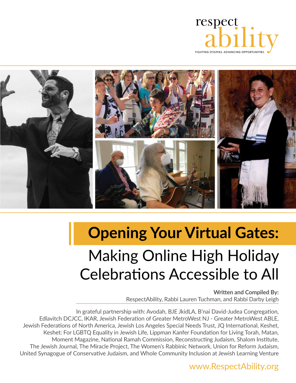 Opening Your Virtual Gates: Making Online High Holiday Celebrations Accessible to All