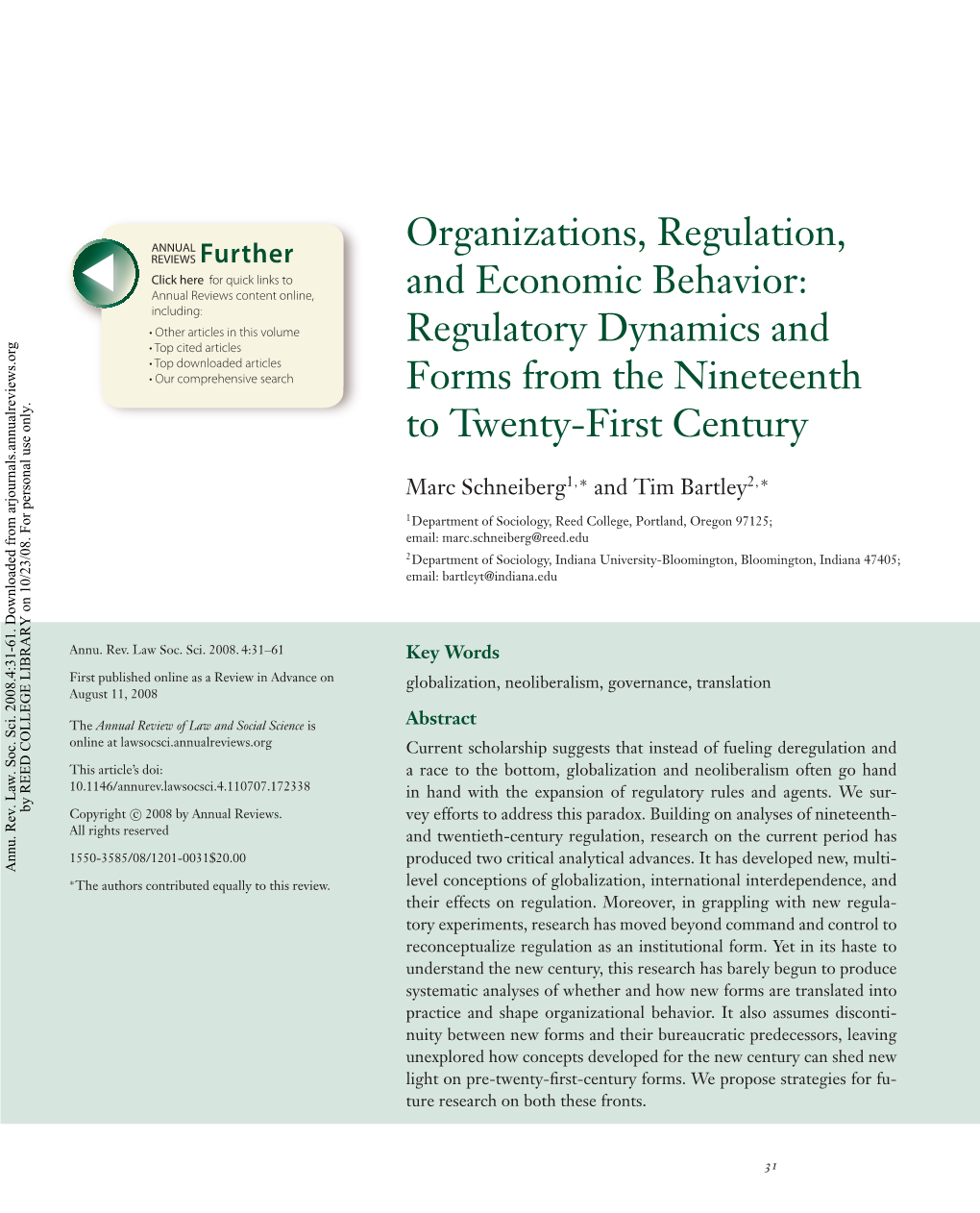 Regulatory Dynamics and Forms from the Nineteenth to Twenty-First