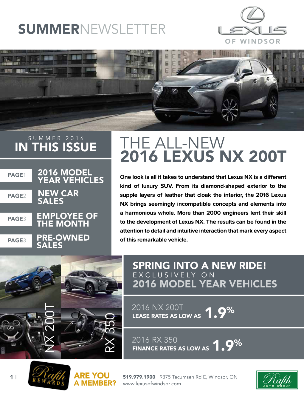 The All-New 2016 Lexus NX 200T Page1 2016 Model Year Vehicles One Look Is All It Takes to Understand That Lexus NX Is a Different Kind of Luxury SUV