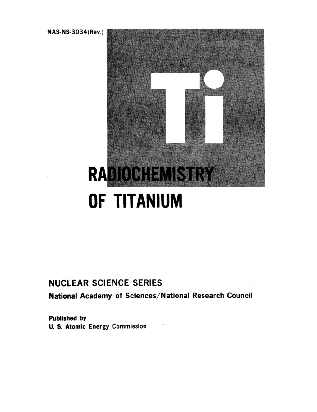 Radiochemistry of Titanium